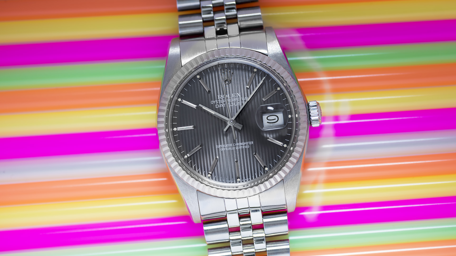 ROLEX DATEJUST ‘TAPESTRY DIAL’