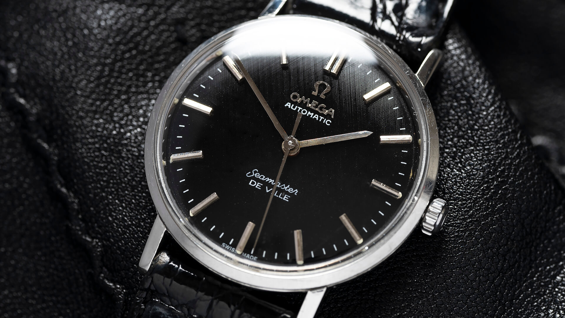 Seamaster deville discount black