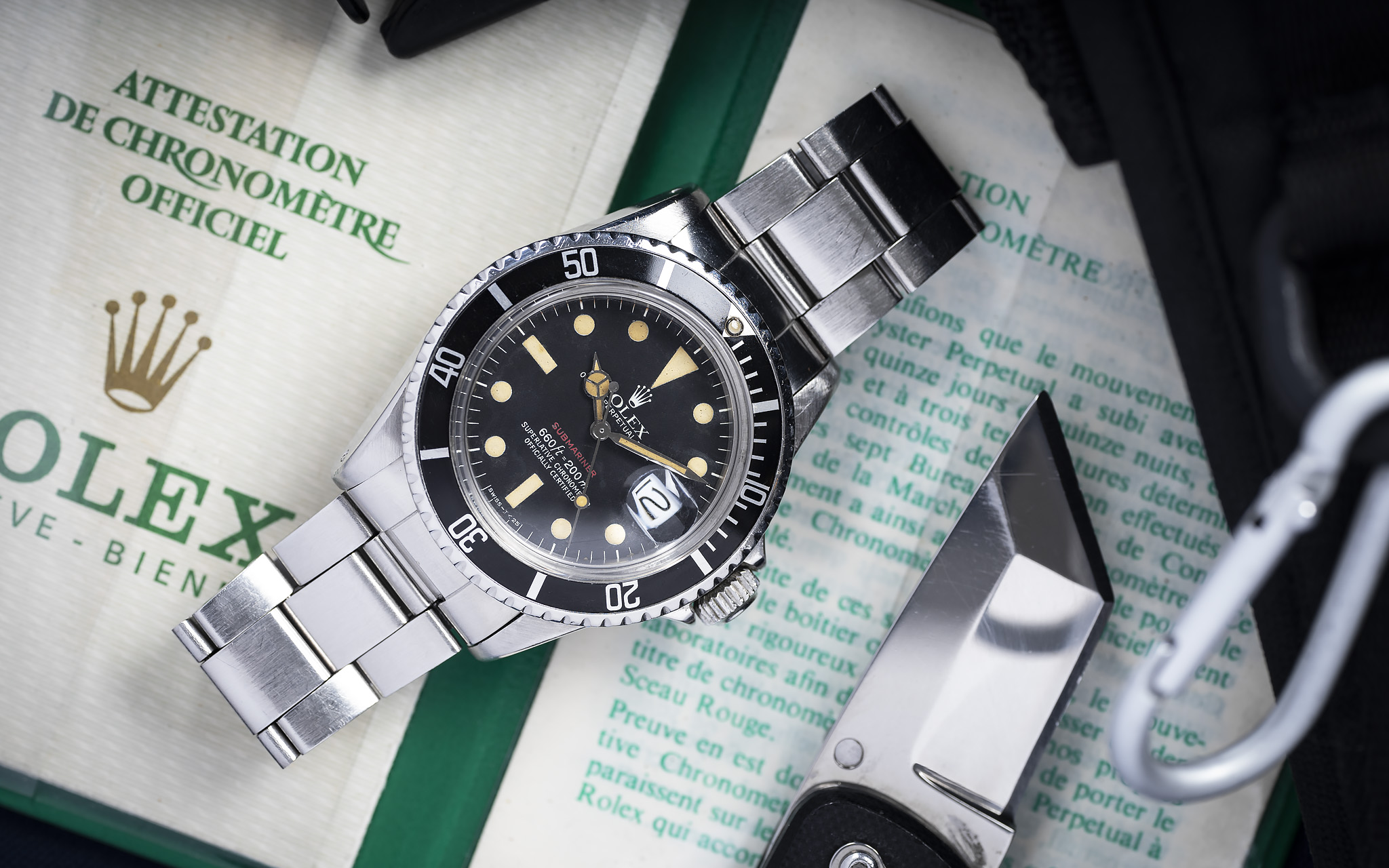 ROLEX ‘RED’ SUBMARINER 1680 W. PAPERS