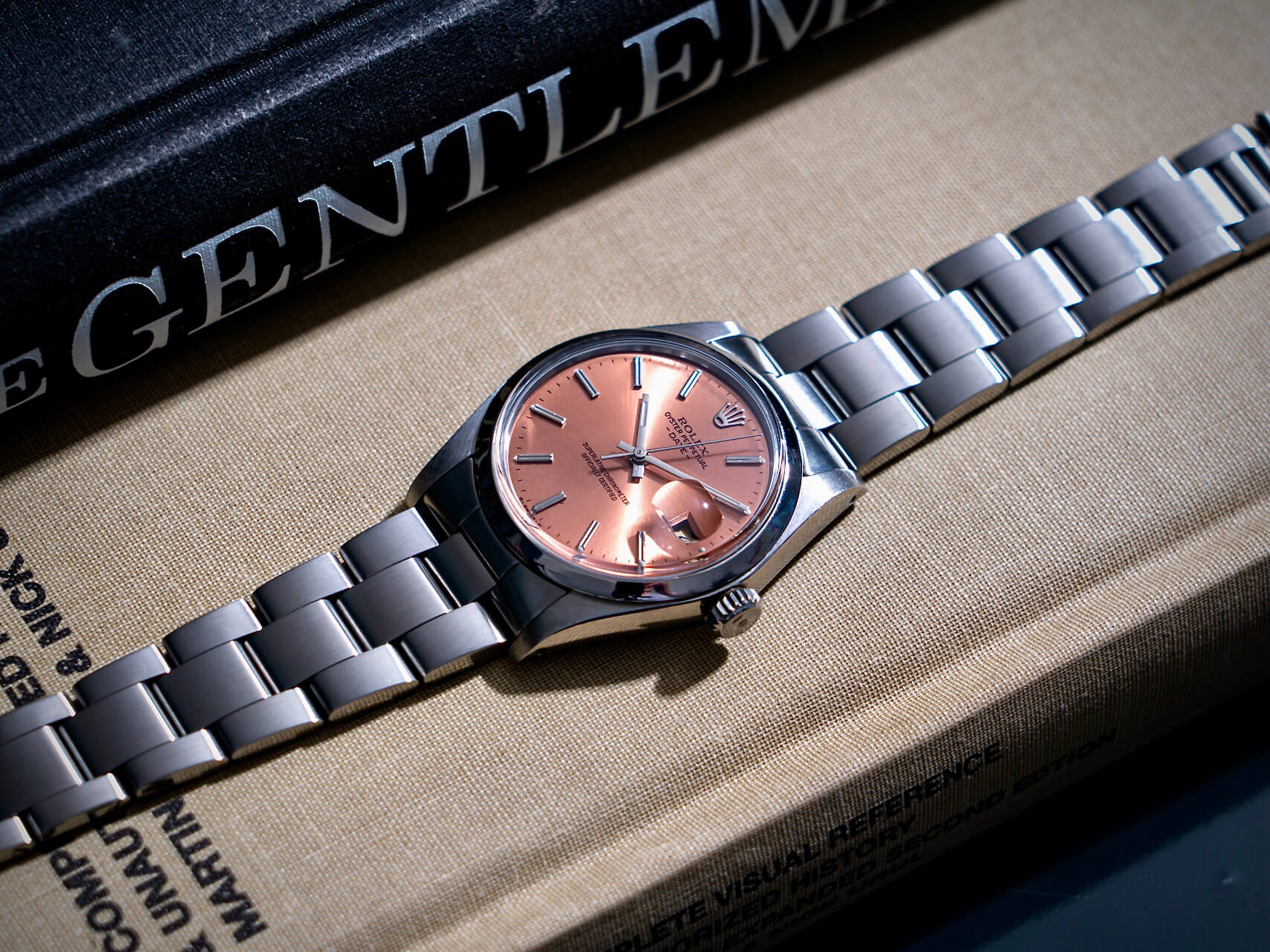 rolex datejust salmon dial