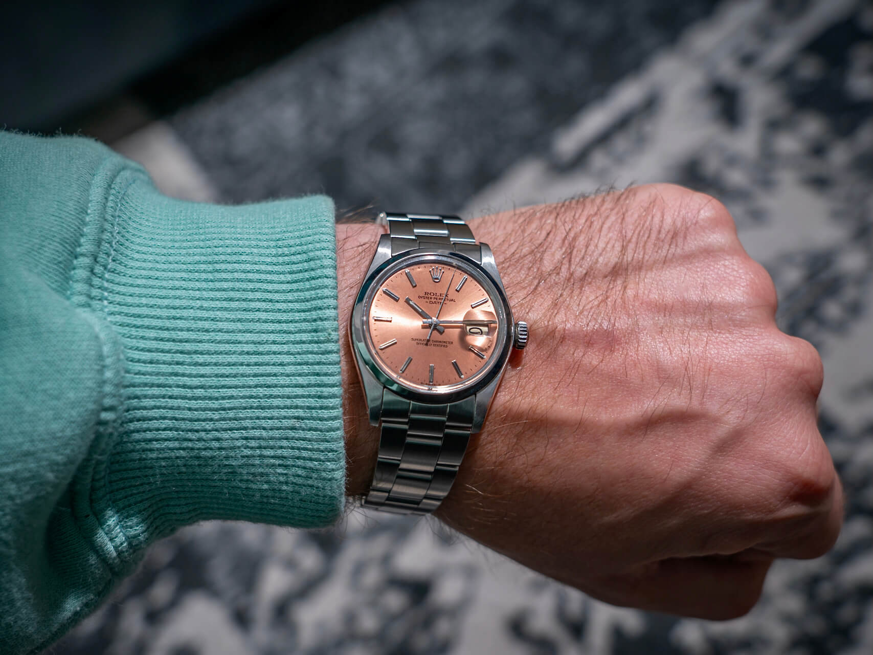 datejust salmon dial